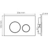 Система инсталляции для унитазов 66TLT.010.ME.BL.BN02 GLAN 66TLT.010.ME.BL.BN02